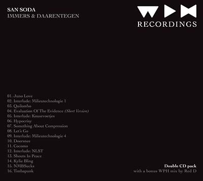 SAN SODA - Immers & Daarentegen - CD