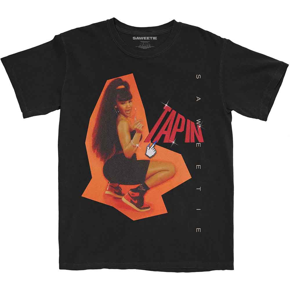 Saweetie - Tapin - T-Shirt Black