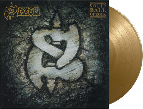 Saxon - Solid Ball Of Rock (Limited Edition, 180 Gram Vinyl, Colored Vinyl, Gold) [Import] - Vinyl