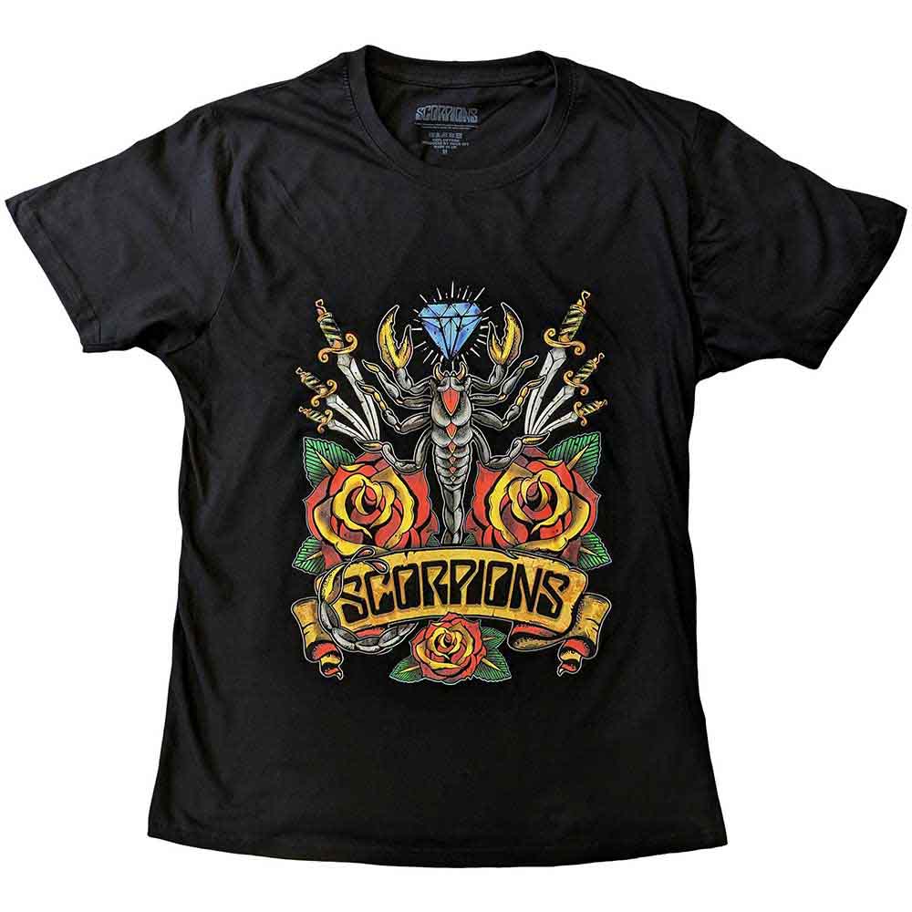 Scorpions - Traditional Tattoo - T-Shirt Black