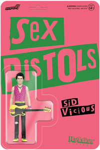 Sex Pistols - Super7 - Sex Pistols - ReAction Figures Wv 2 - Sid Vicious (Never Mind the Bollocks) (Collectible, Figure, Action Figure) - Action Figure