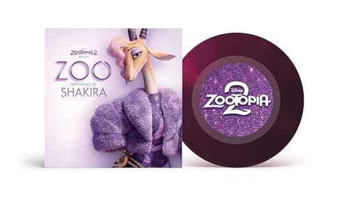 Shakira - Zoo (From Zootopia 2) [Purple Translucent Glitter 7" Single] - Vinyl