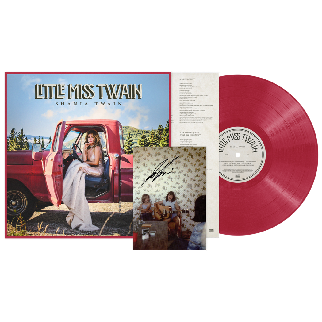 Shania Twain - Little Miss Twain (Limited Indie Exclusive) [Rosie Red LP] [Signed Insert] - Vinyl