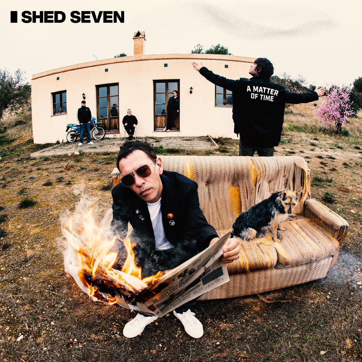 Shed Seven - A Matter Of Time [Black/Red Marble Vinyl] - Vinyl