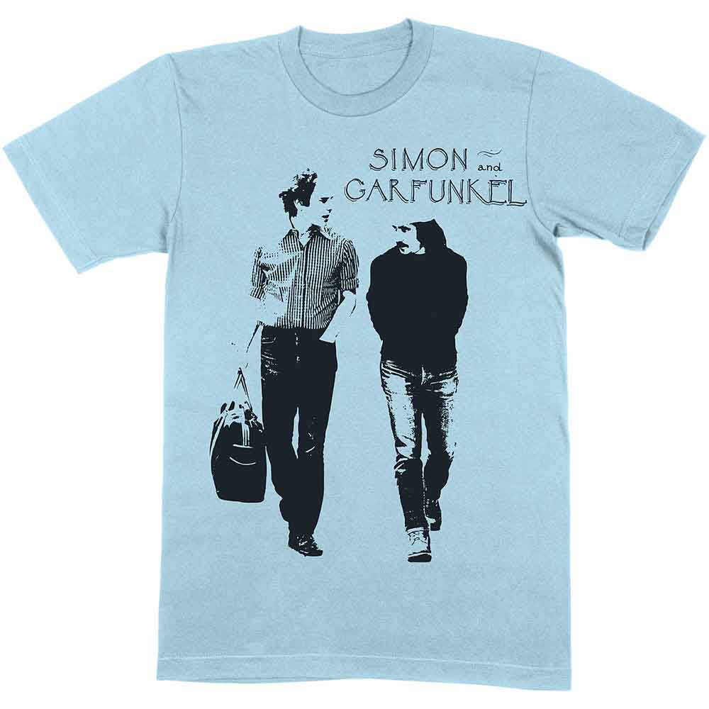 Simon & Garfunkel - Walking - T-Shirt Blue
