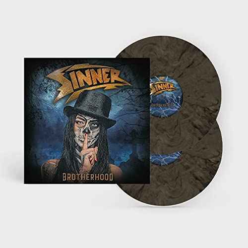 Sinner - Brotherhood (Clear/White/Black marbled) - Vinyl