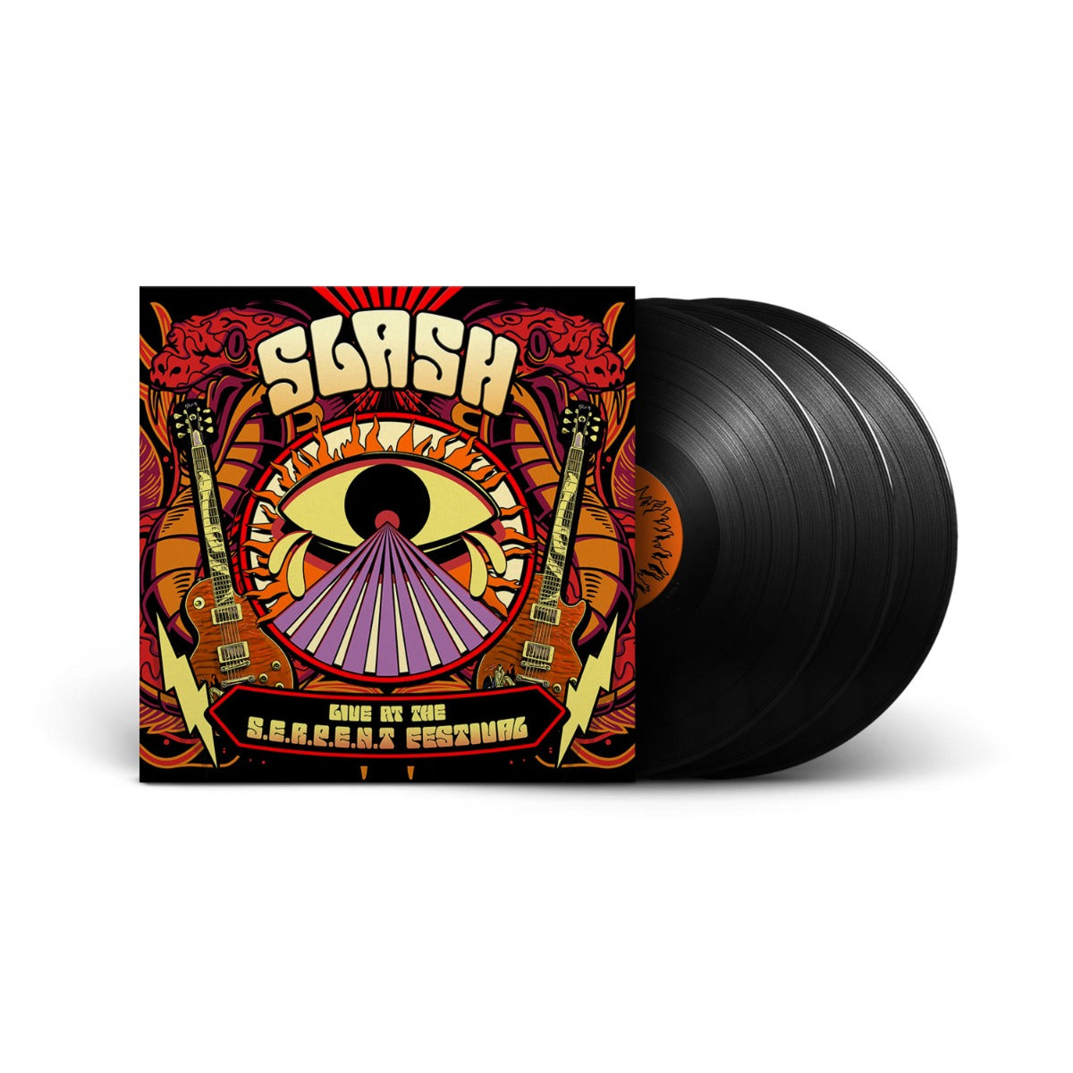 Slash - Live At The S.E.R.P.E.N.T. Festival (Black Vinyl W/Gatefold) [3LP] - Vinyl