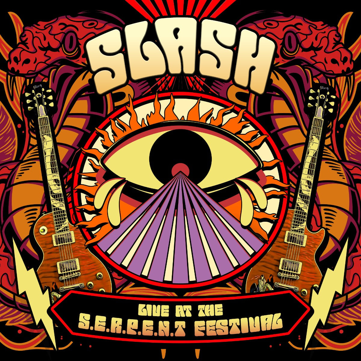 Slash - Live At The S.E.R.P.E.N.T. Festival (Black Vinyl W/Gatefold) [3LP] - Vinyl