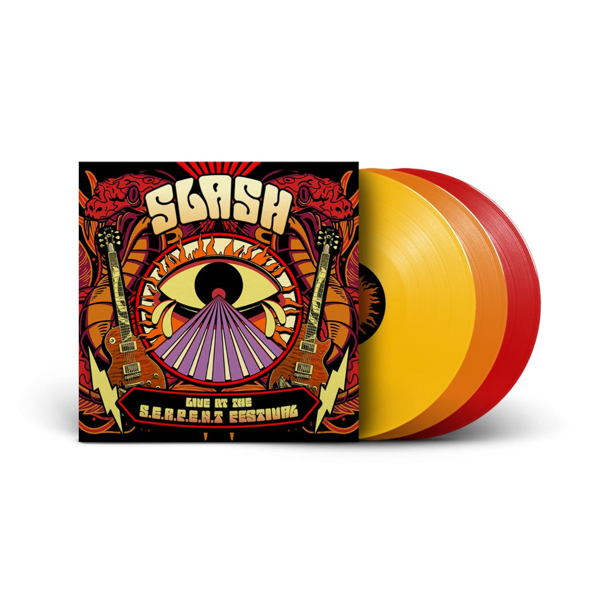 Slash - Live At The S.E.R.P.E.N.T. Festival (Red Orange Yellow W/Gatefold) [3LP] - Vinyl