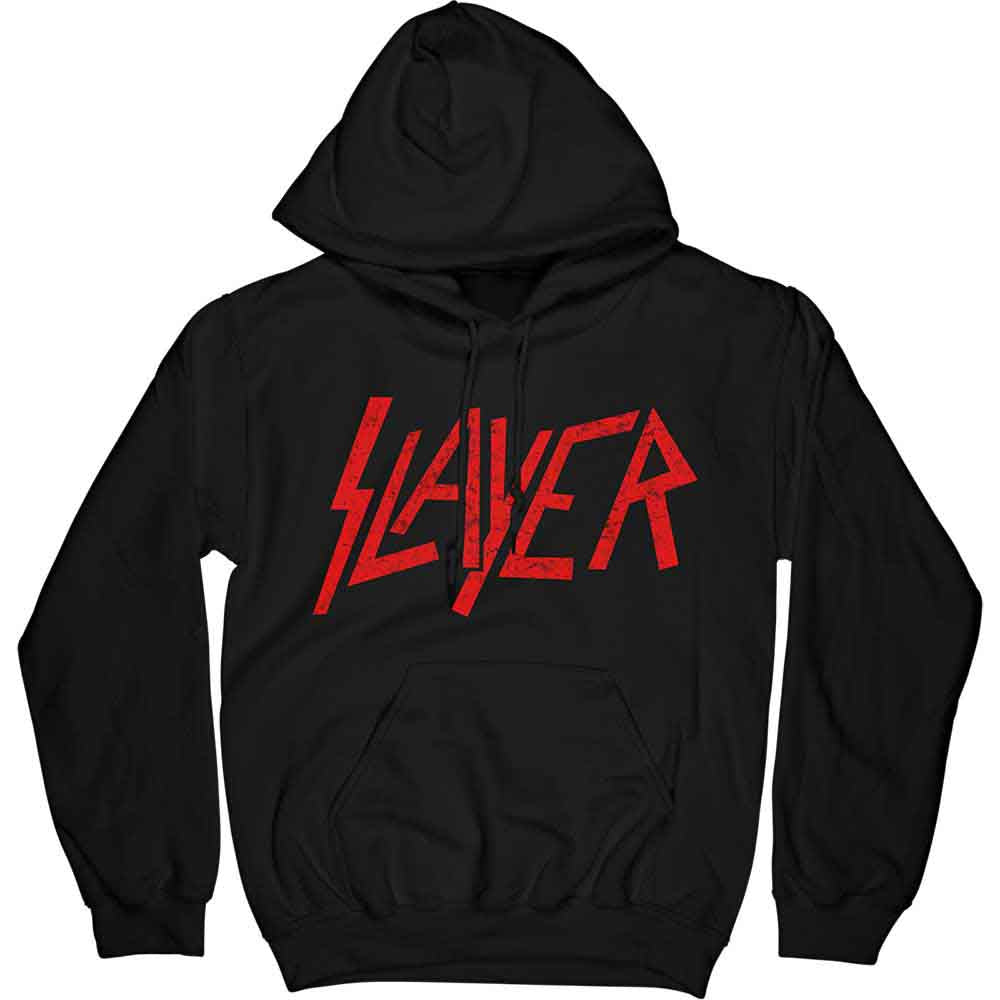SLAYER - Distressed Logo - Sweatshirt Black