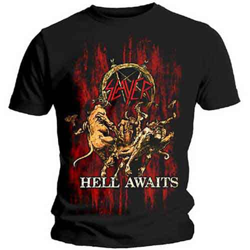 SLAYER - Hell Awaits - T-Shirt Black