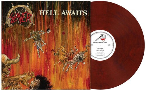 SLAYER - Hell Awaits (Red Velvet Marbled Colored Vinyl, Poster) - Vinyl