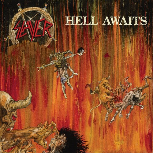 SLAYER - Hell Awaits (Red Velvet Marbled Colored Vinyl, Poster) - Vinyl