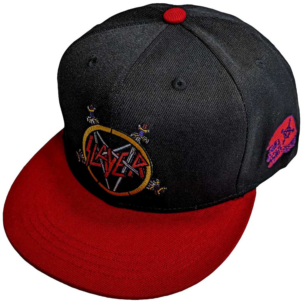 SLAYER - Hell Awaits - Hat Red,Black