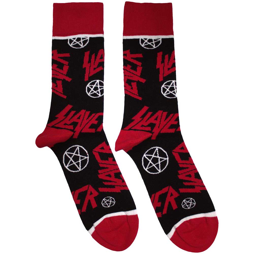SLAYER - Logos and Pentegrams - Black