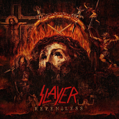 SLAYER - Repentless (Transparent Orange w/ Yellow & Black Splatter Colored Vinyl) - Vinyl