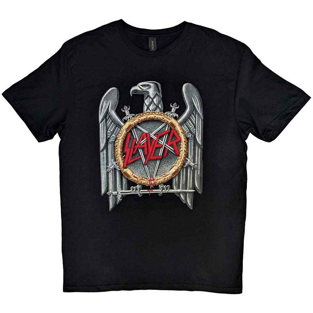 SLAYER - Silver Eagle - T-Shirt Black