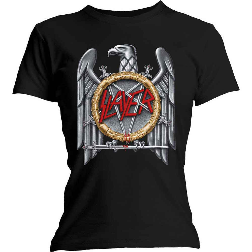 SLAYER - Silver Eagle - T-Shirt Black