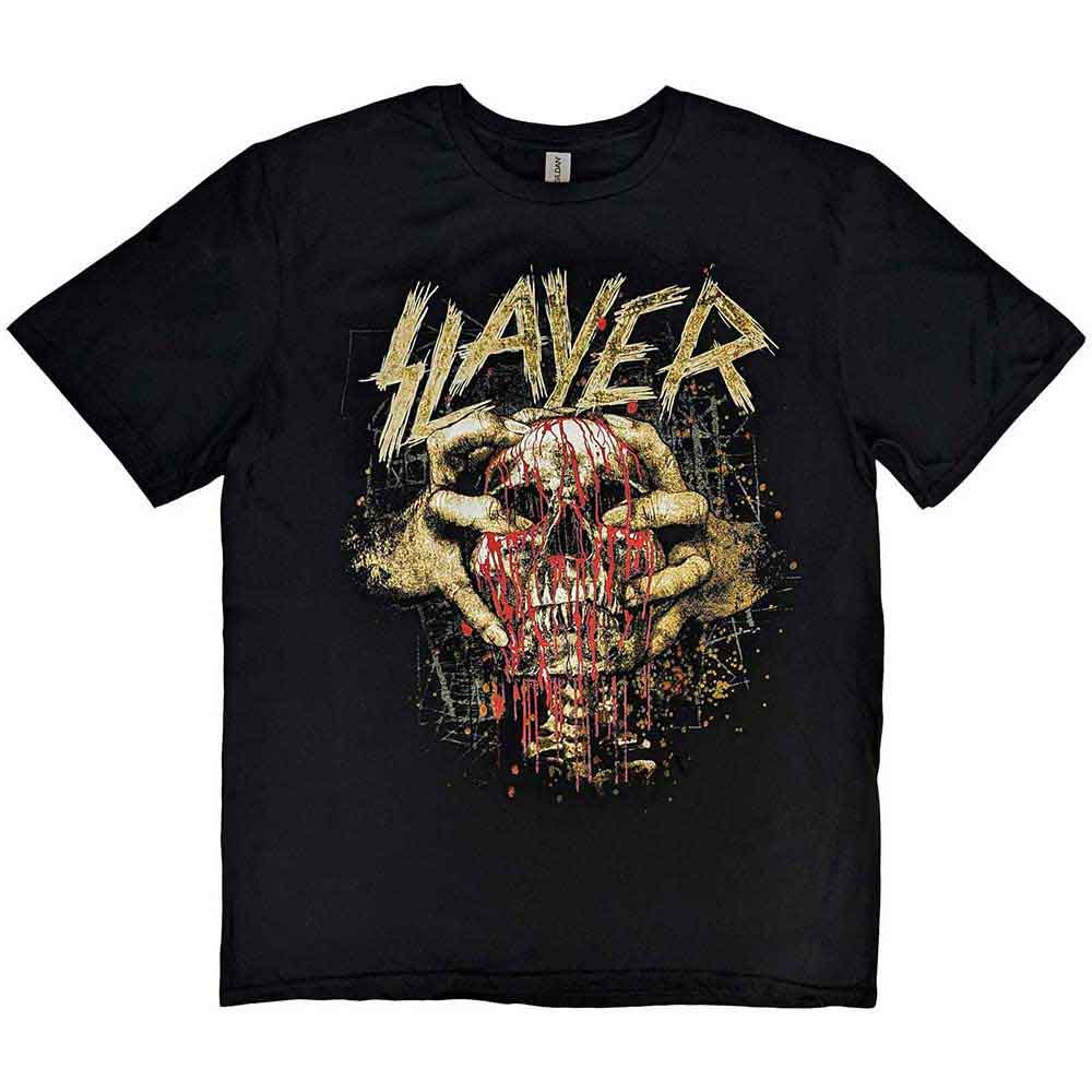 SLAYER - Skull Clench - T-Shirt Black
