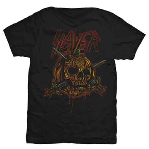 SLAYER - Skull Pumpkin - T-Shirt Black