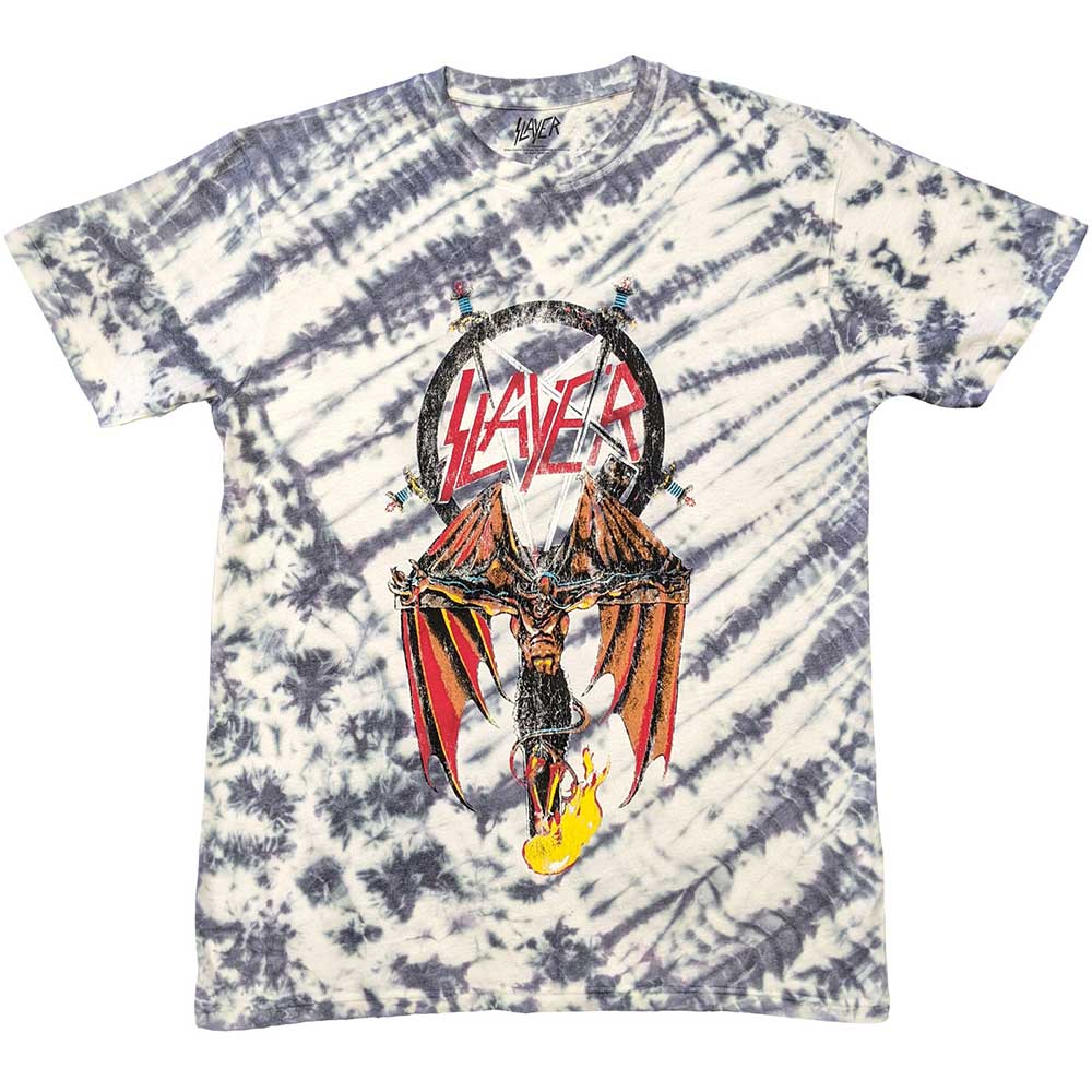SLAYER - Winged Crucifix - White