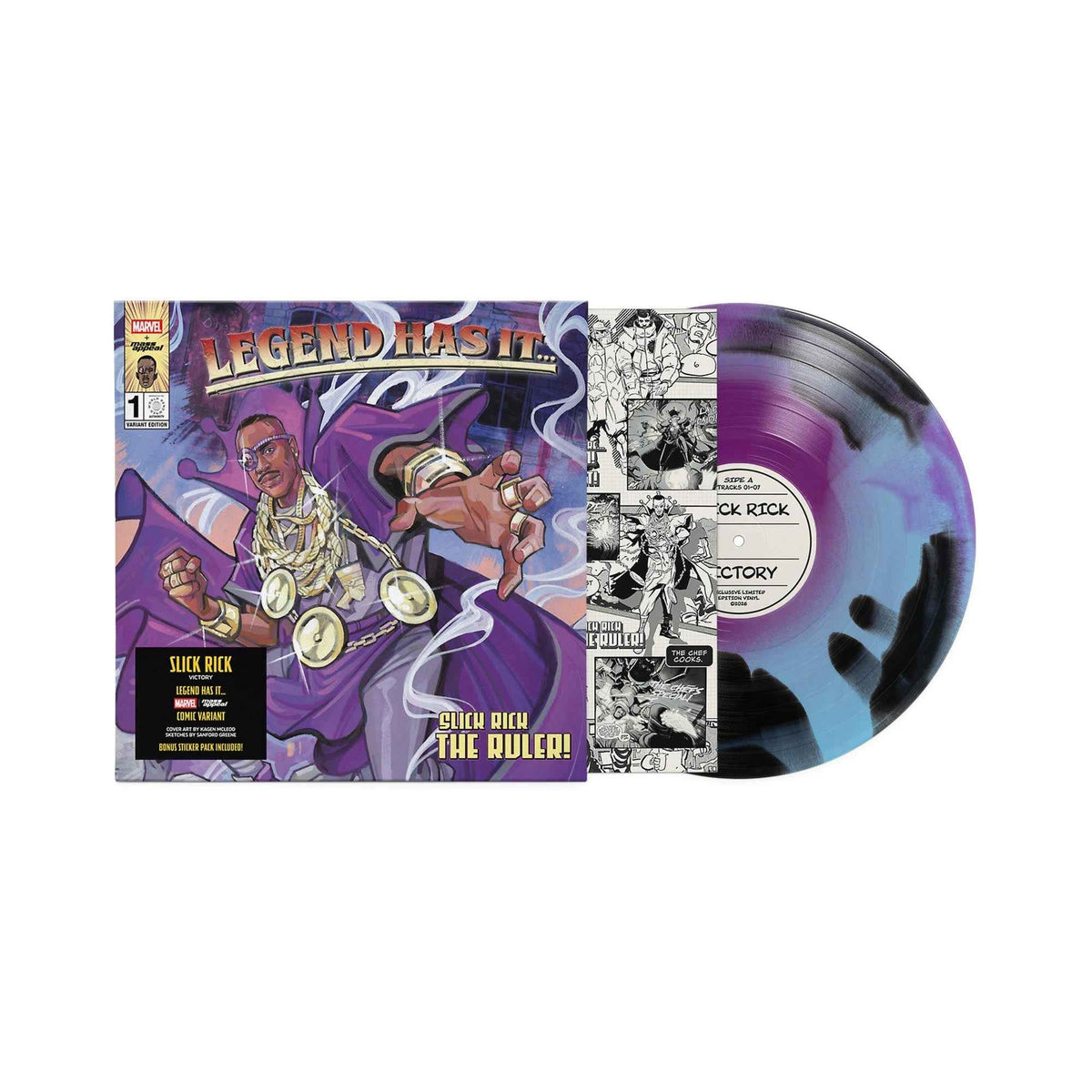 Slick Rick - Victory [Purple/Black Marble Vinyl] - Vinyl