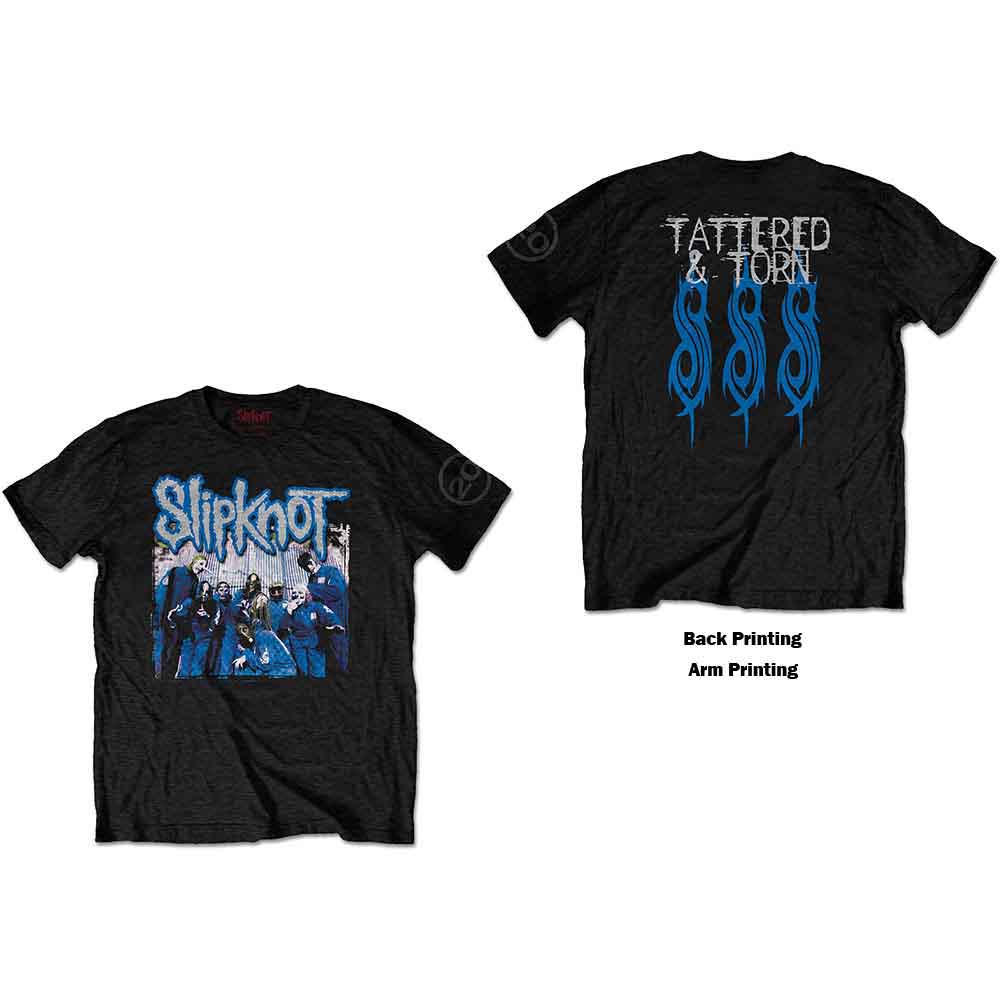 Slipknot - 20th Anniversary Tattered & Torn - T-Shirt Black