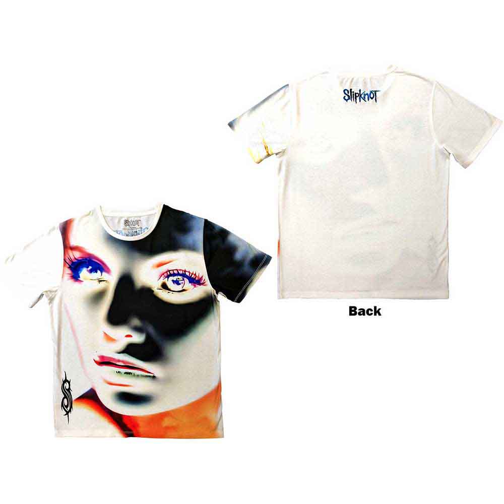 Slipknot - Adderall Face Inverted - T-Shirt White