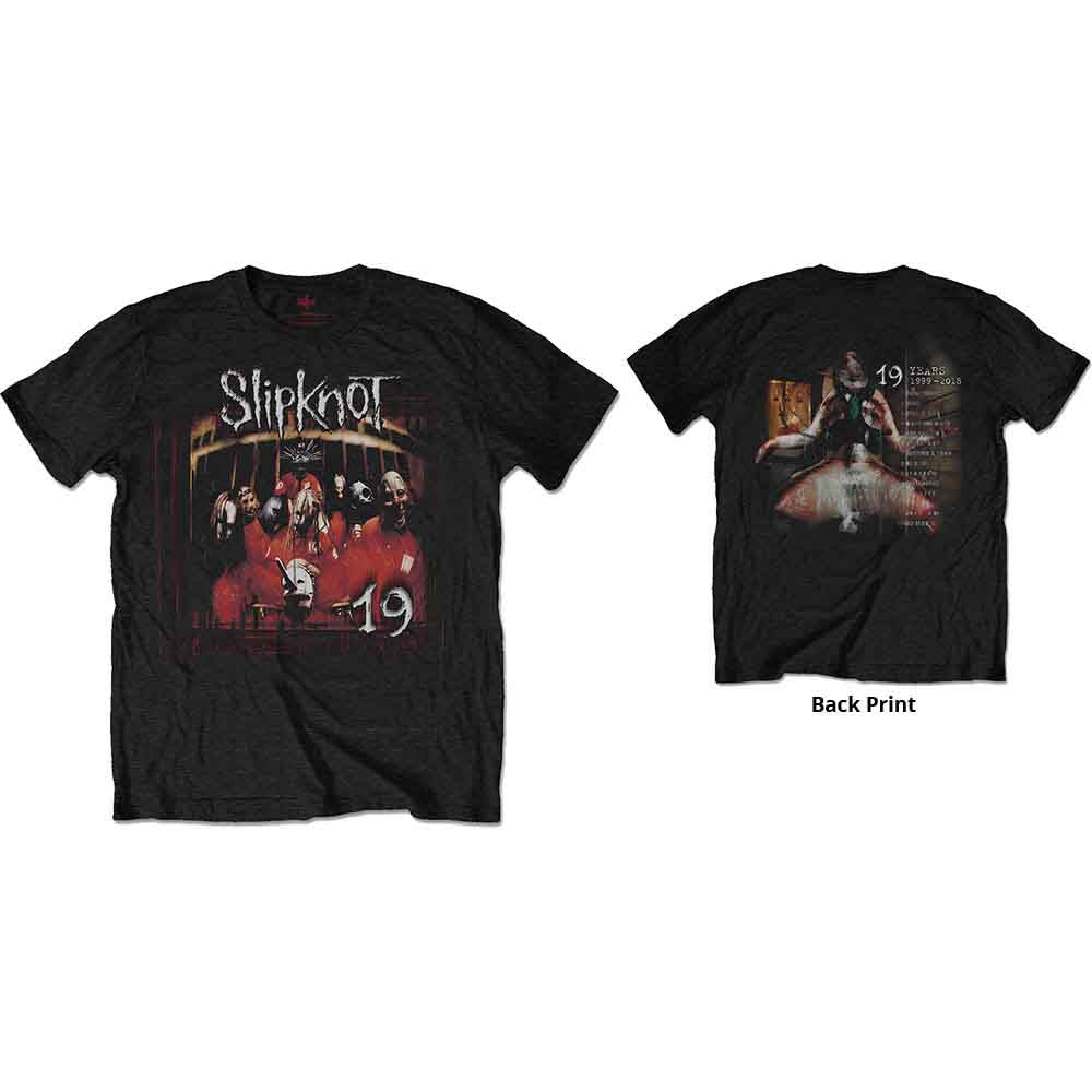 Slipknot - Debut Album 19 Years - T-Shirt Black