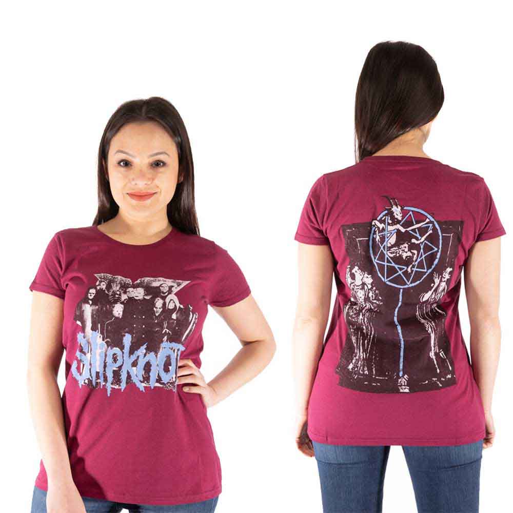 Slipknot - Goat Logo Demon - T-Shirt Red