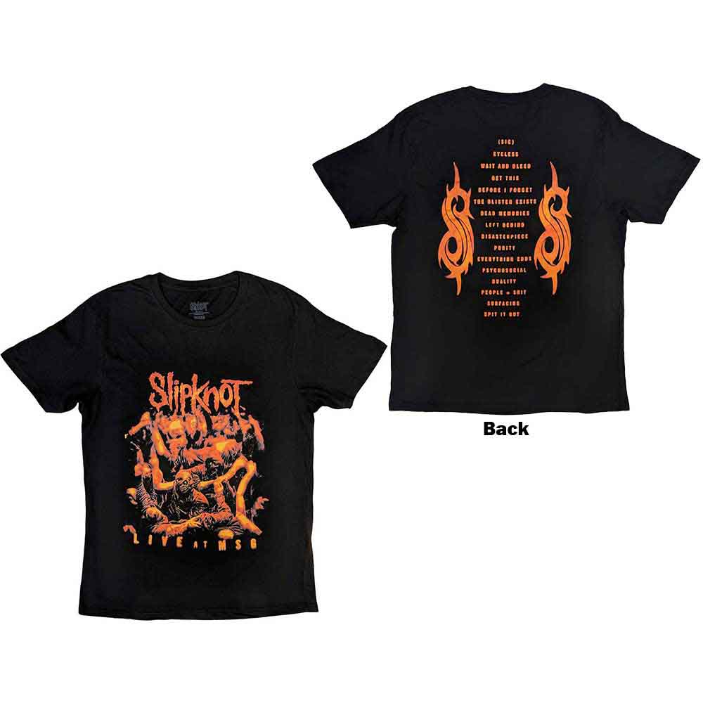 Slipknot - Live at MSG Orange - T-Shirt Black