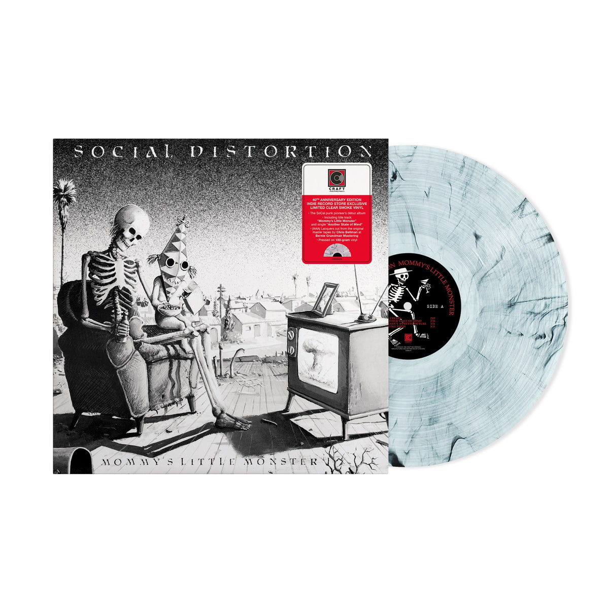 Social Distortion - Mommy's Little Monster [40th Anniversary] [Clear Smoke LP] - Vinyl