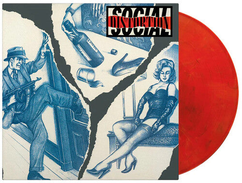 Social Distortion - Social Distortion (Limited 180G) [Translucent Red, Black & White Marble Vinyl] [Import] - Vinyl