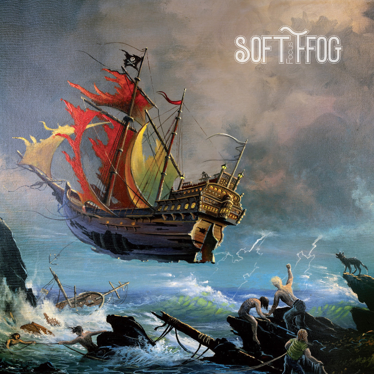 Soft Ffog - Focus (Blue/White Swirl Vinyl) - Vinyl