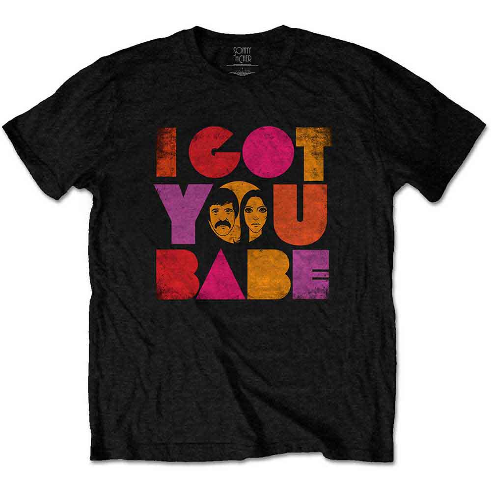 Sonny & Cher - I Got You Babe - T-Shirt Black