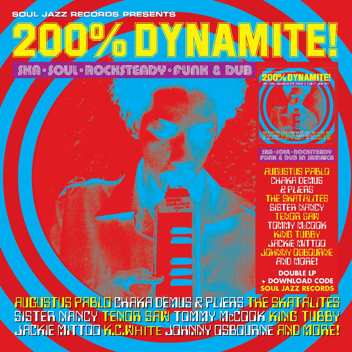 Soul Jazz Records Presents - 200% DYNAMITE! Ska, Soul, Rocksteady, Funk & Dub in Jamaica - Vinyl
