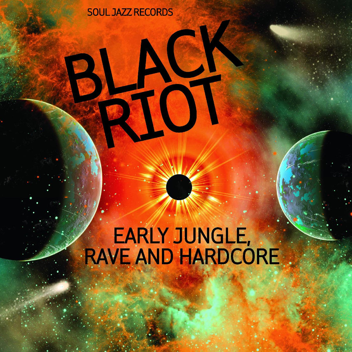 Soul Jazz Records Presents - BLACK RIOT: Early Jungle, Rave and Hardcore - Vinyl