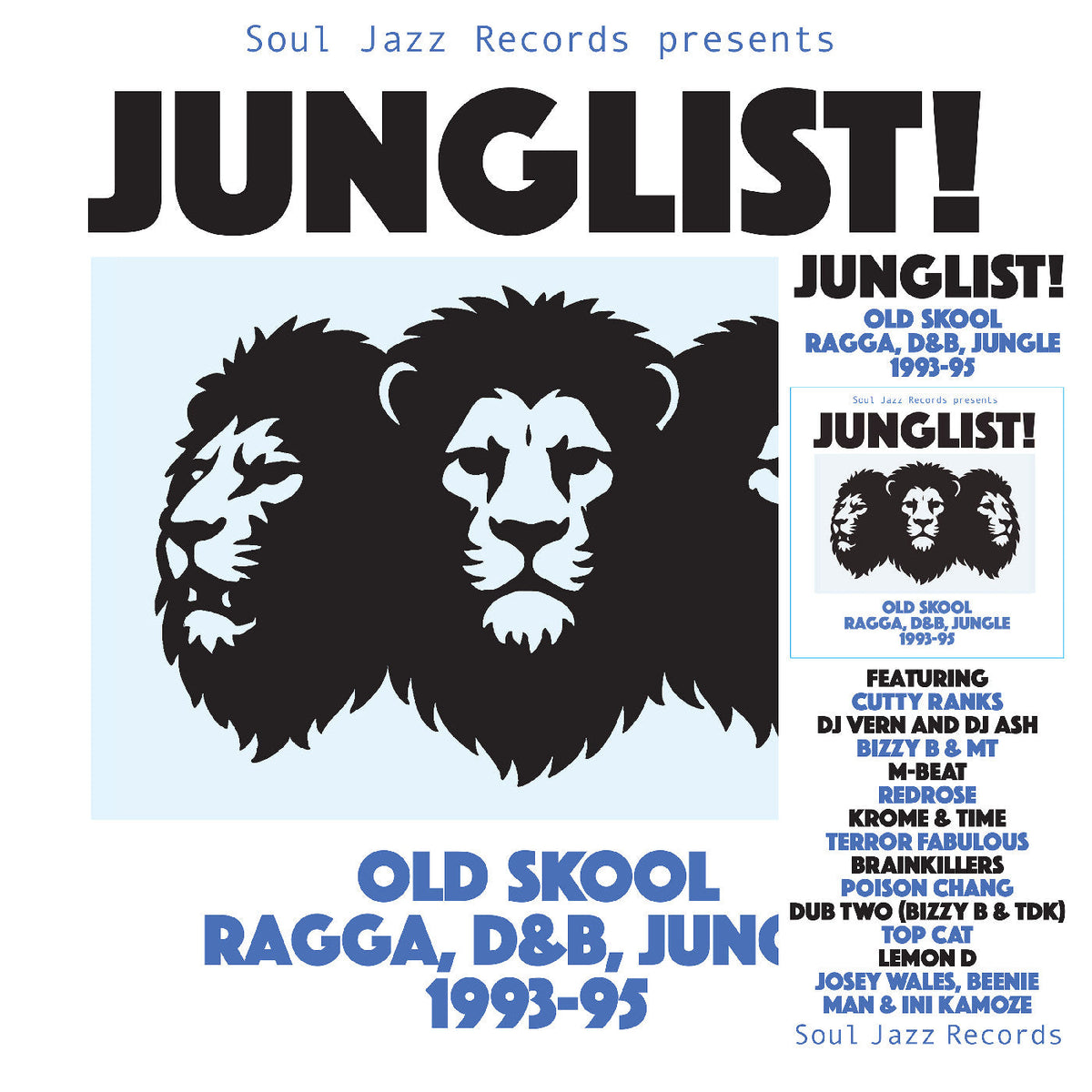 Soul Jazz Records Presents - JUNGLIST! Old Skool Ragga, D&B, Jungle - Vinyl