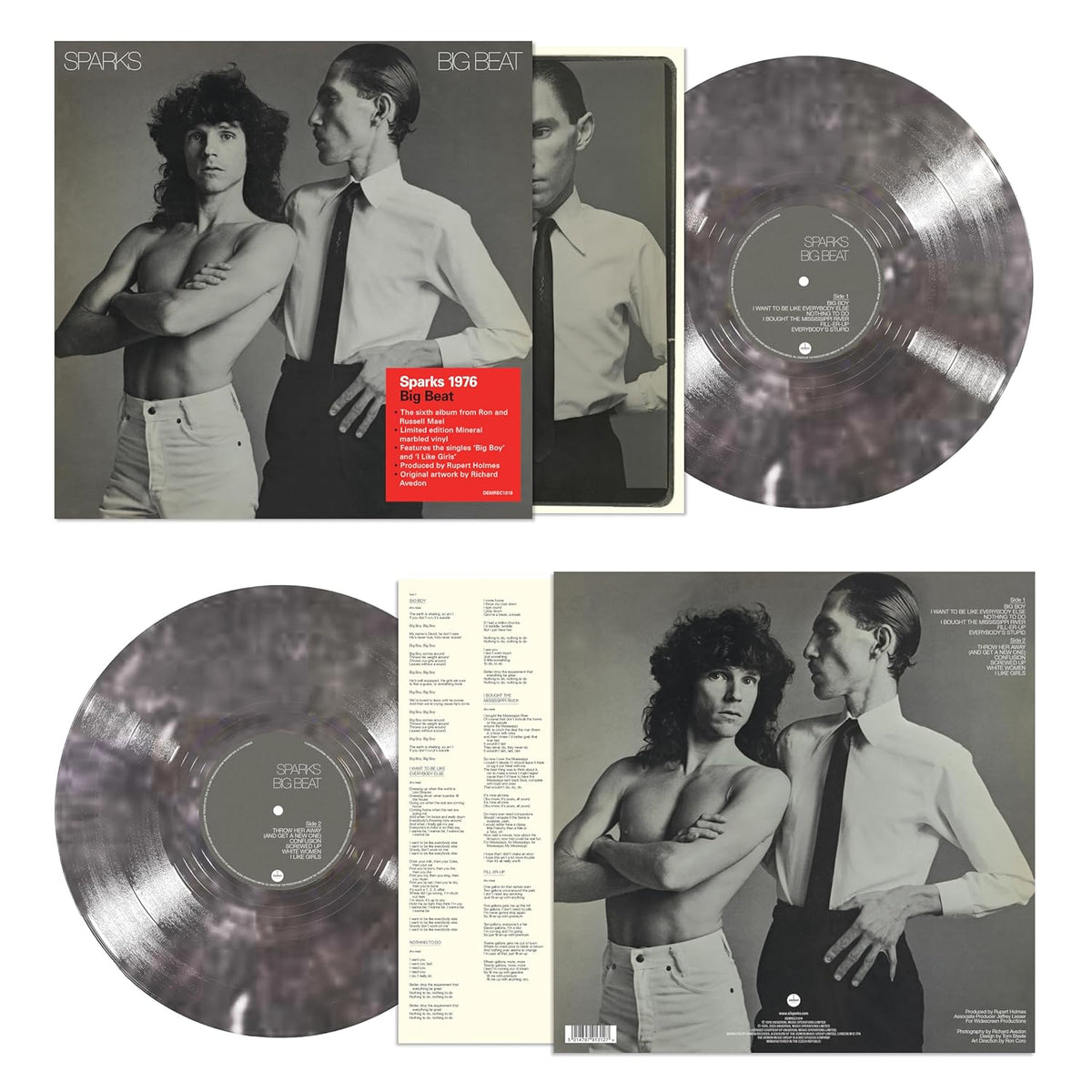 Sparks - Big Beat: 50th Anniversary Edition (Limited Edition, "Mineral Marble" Colored Vinyl) [Import] - Vinyl