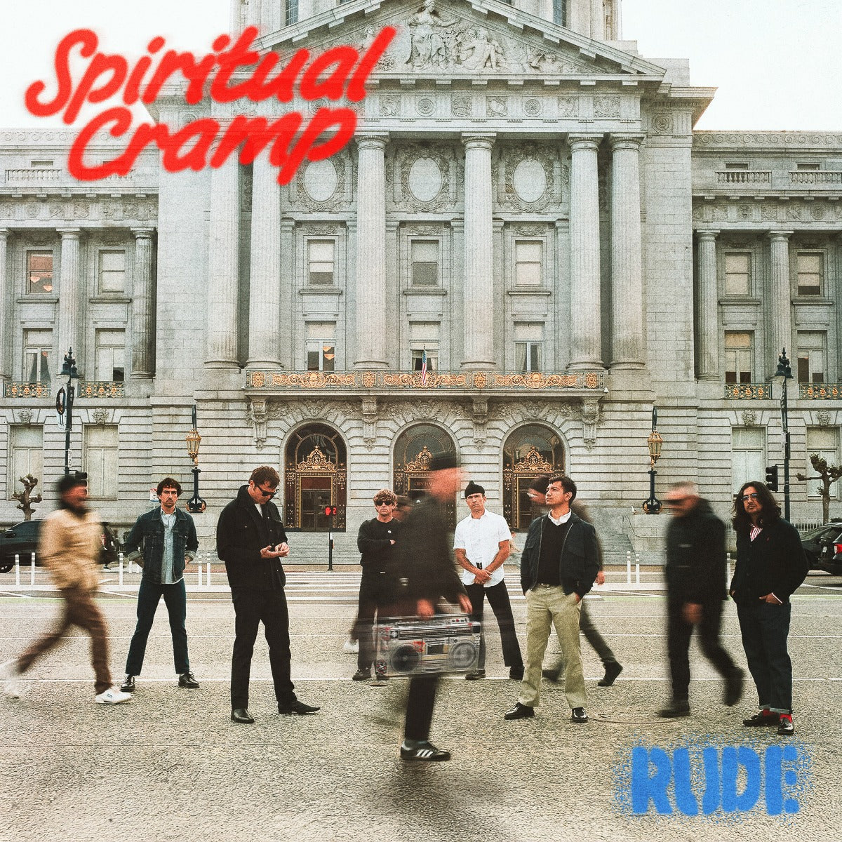 Spiritual Cramp - Rude (Indie Exclusive) (Blue/White/Red 3 Color Stripe Vinyl) - Vinyl