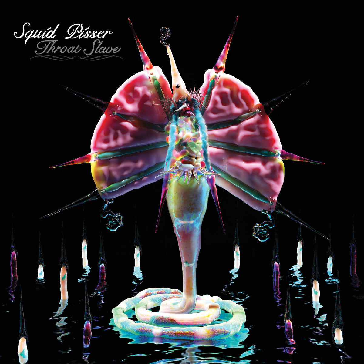 Squid Pisser - Throat Slave (Irradiated Pink Vinyl) - Vinyl