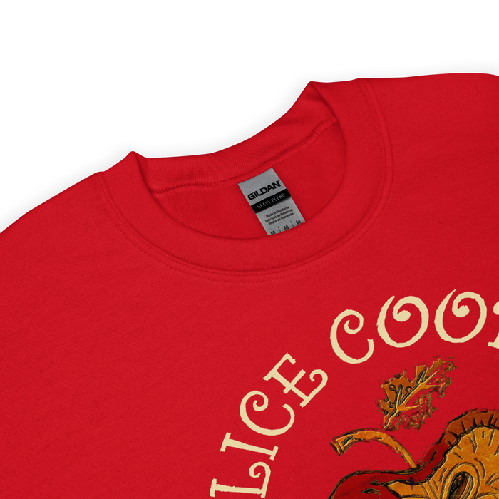 Stakes - Alice Cooper - Old School Jumbo Print Sweatshirt - Red