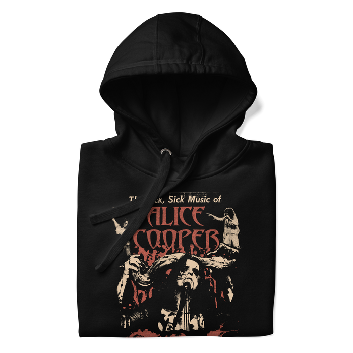 Stakes - Alice Cooper - Sick Sick Hoodie - Black