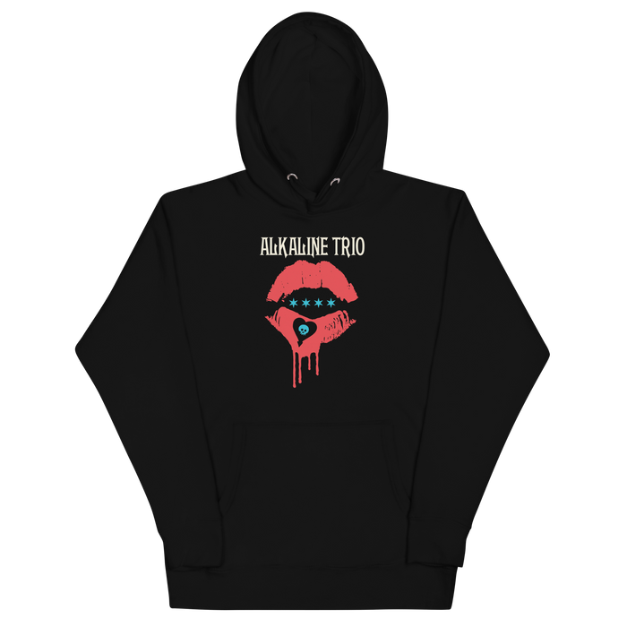 Stakes - Alkaline Trio Bloody Kiss Hoodie - Black