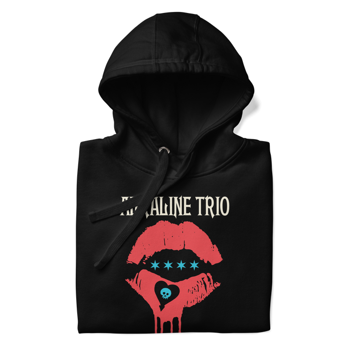 Stakes - Alkaline Trio Bloody Kiss Hoodie - Black