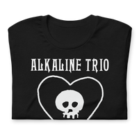 Stakes - Alkaline Trio Heart Skull T-Shirt - Black