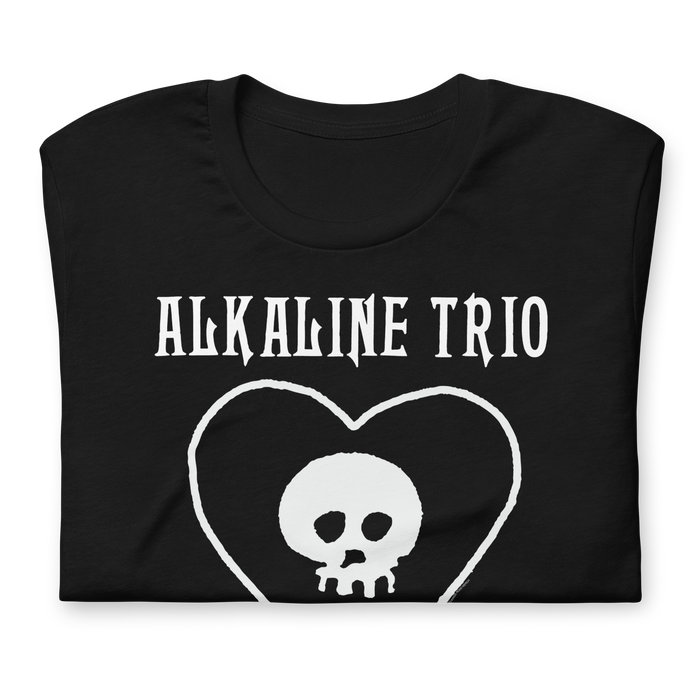 Stakes - Alkaline Trio Heart Skull T-Shirt - Black