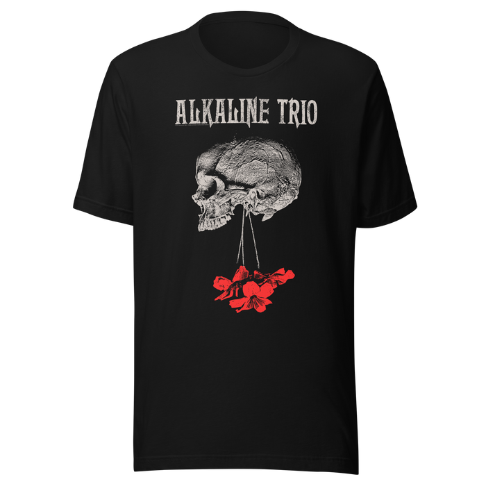 Stakes - Alkaline Trio Roses Blooming T-Shirt - Black