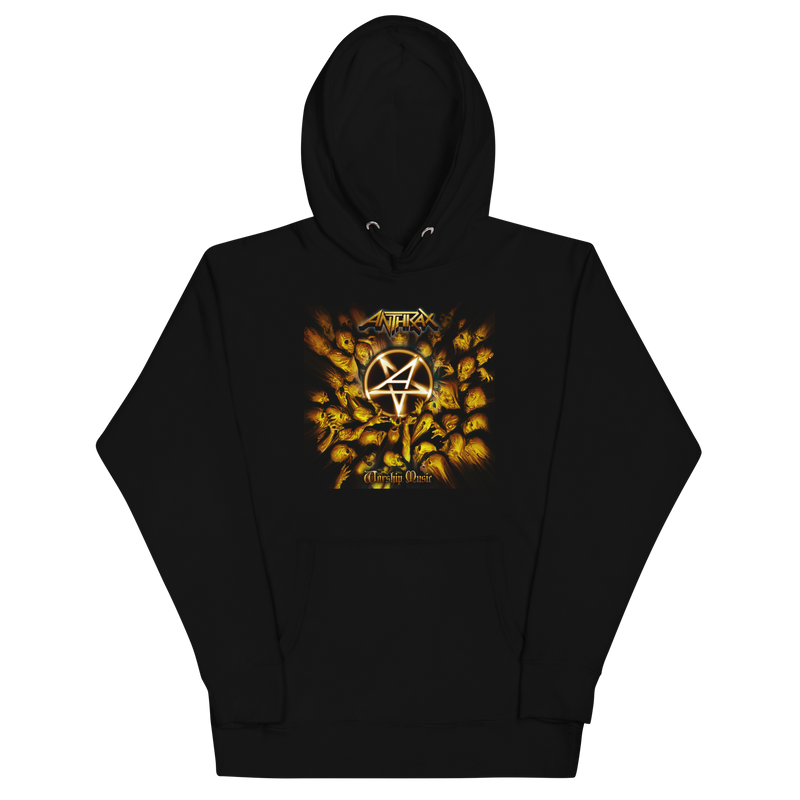 Stakes - Anthrax - Pentagram Logo Hoodie #1026 - Black