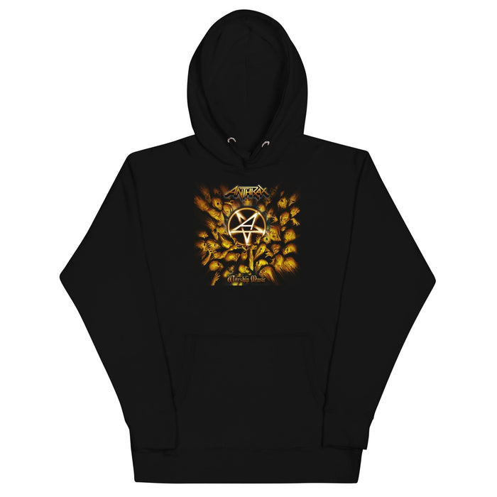 Stakes - Anthrax - Pentagram Logo Hoodie #1026 - Black